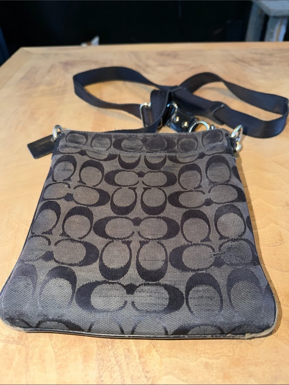 Coach Signature Canvas Crossbody Bag